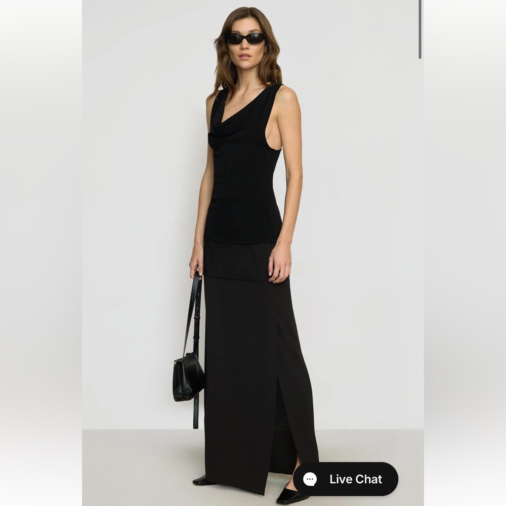 NEW Lightweight Modern Citizen Augusta Tiered Maxi Skirt